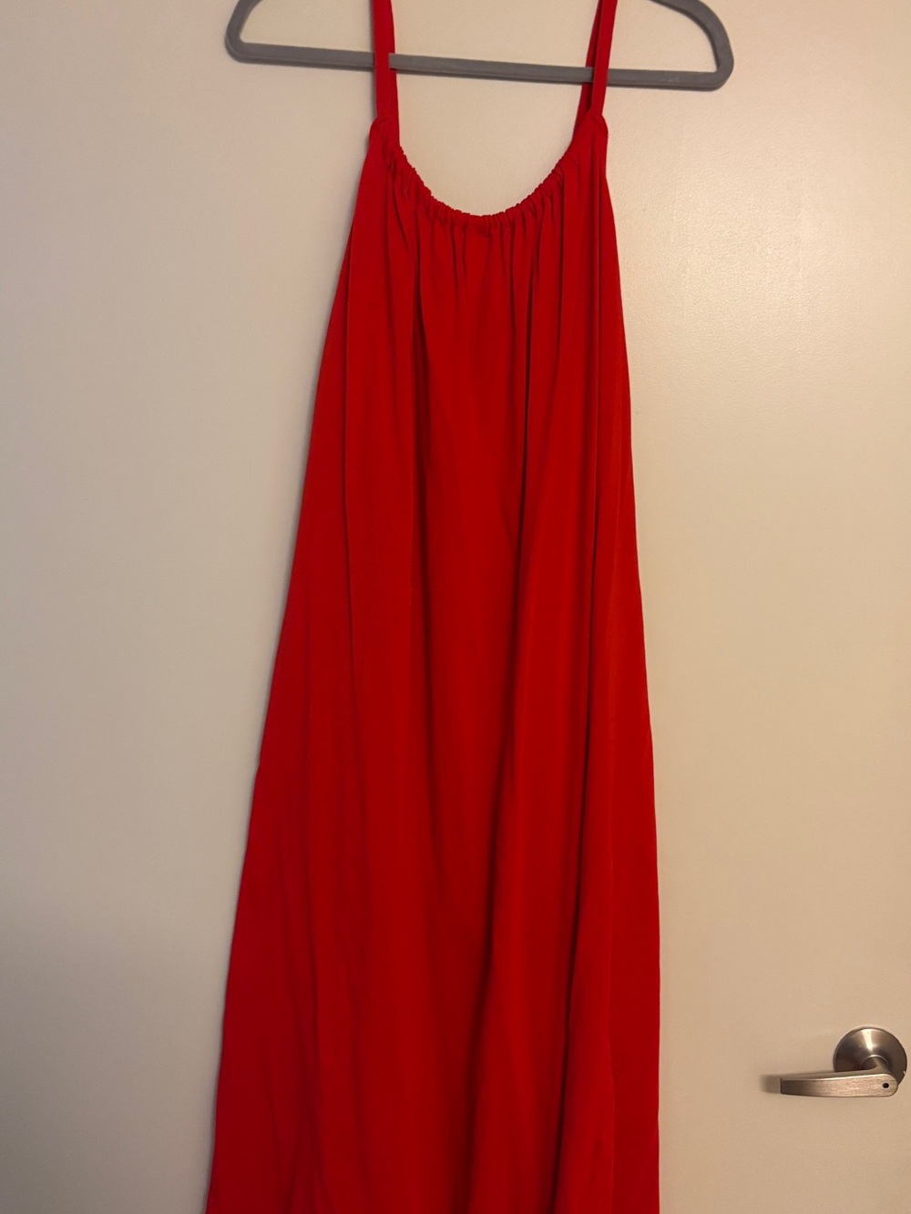 H&M Red Women’s Maxi Dress - Classic A-Line Style